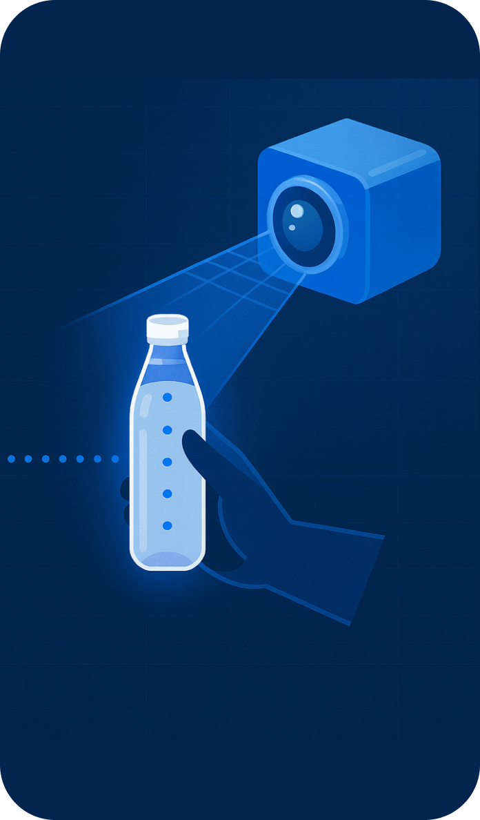 Bottle and camera