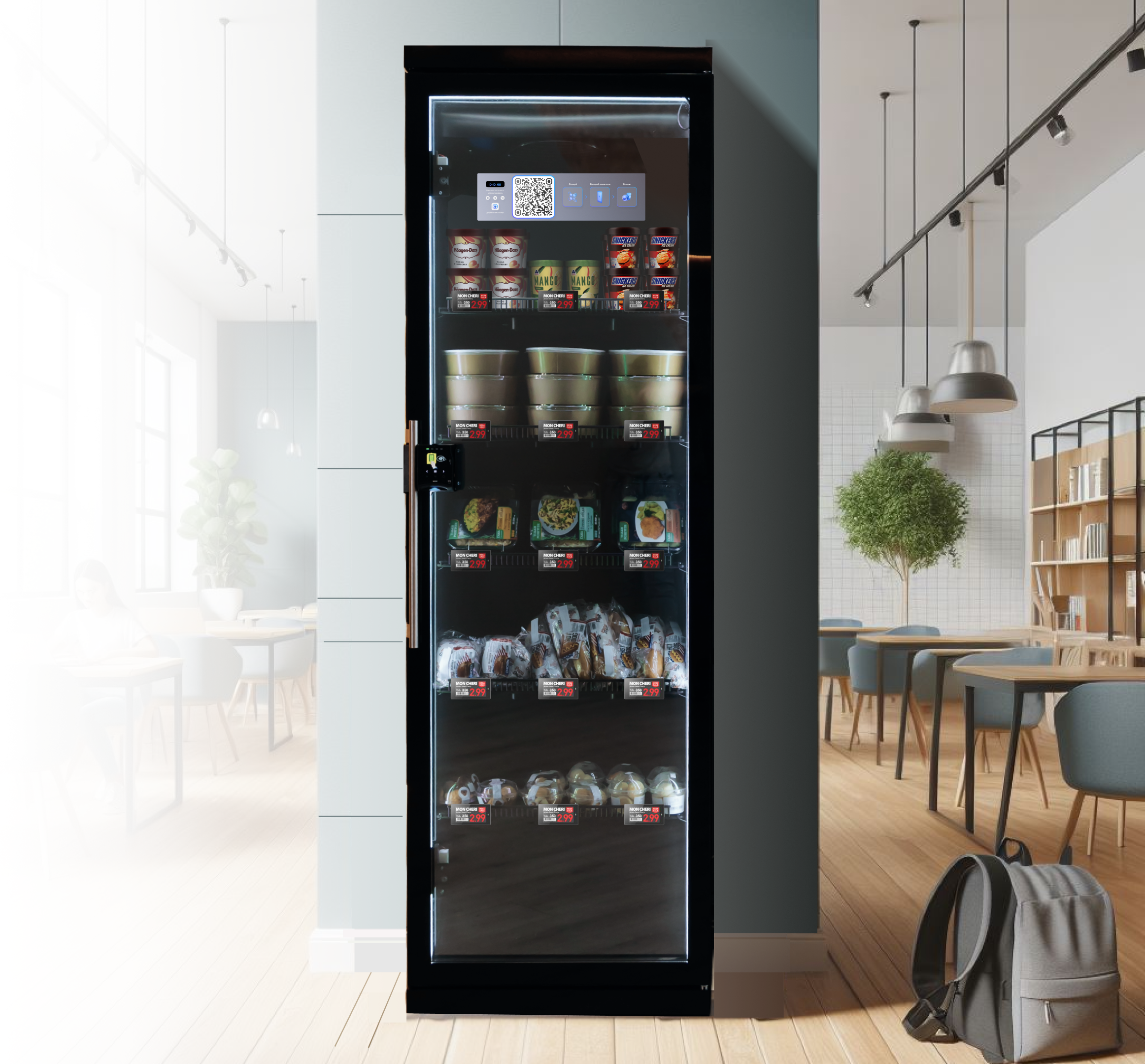 Fridge in residential area